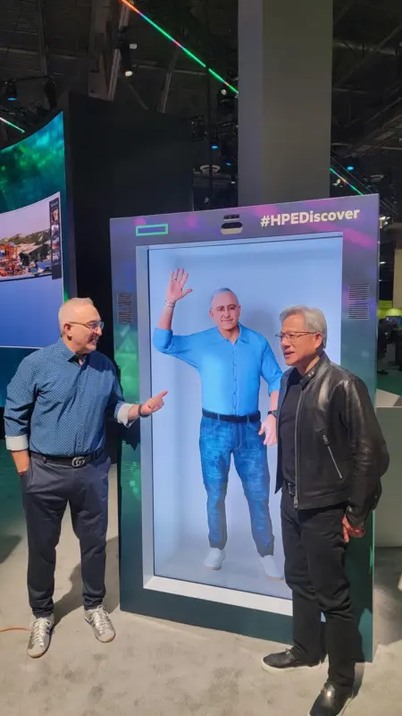 Proto's Holographic Platform at HPE Discover 2024 in Partnership with NVIDIA